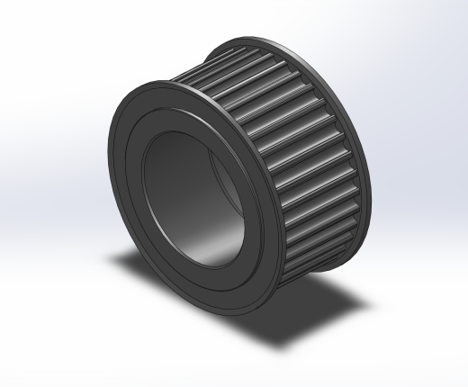 同步带轮SW三维缩略图